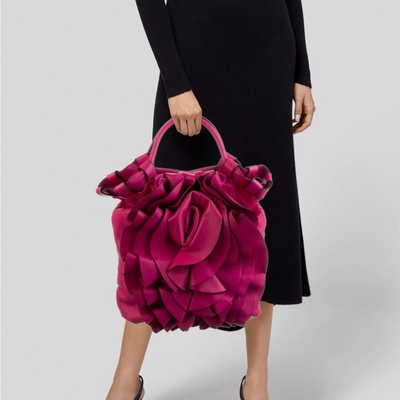 Valentino pink leather handbag - Picture 2 of 4